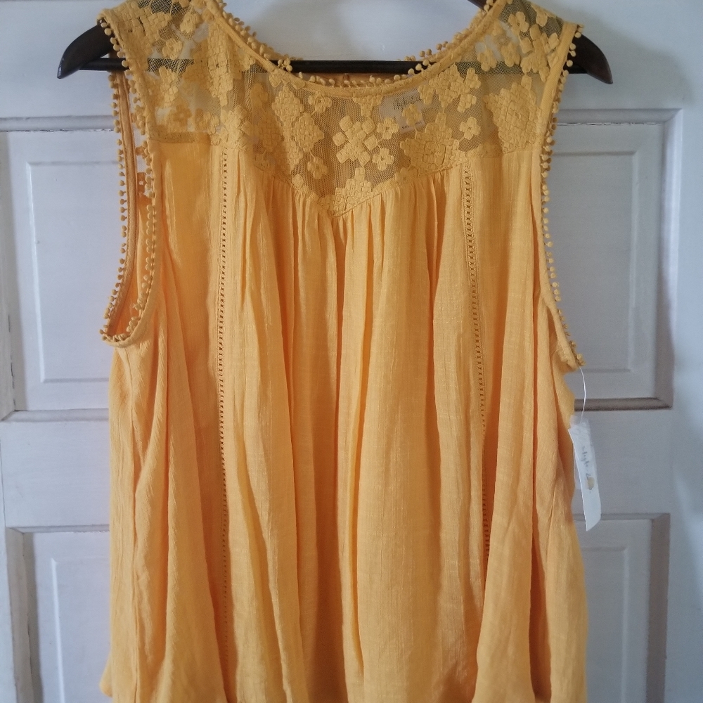 XL Layered Sleeveless Summer Top